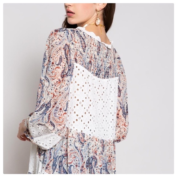 POL Wandering the Woods Paisley Printed Dress - Picture 4 of 9